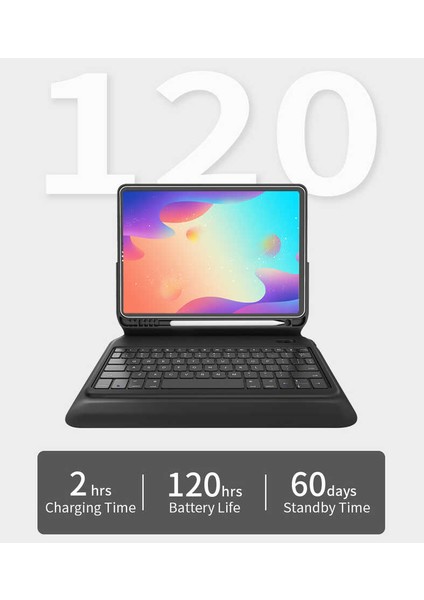 Keyboard Folio Kablosuz Klavyeli Kılıf