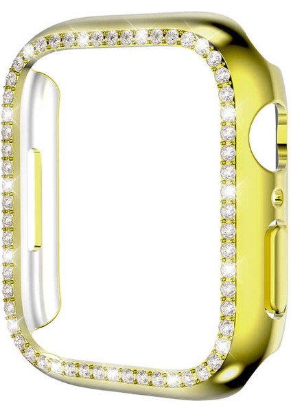 Apple Watch 38MM Htstore Htstore Zore Watch Gard 05 Sert Pc Koruyucu-Gold