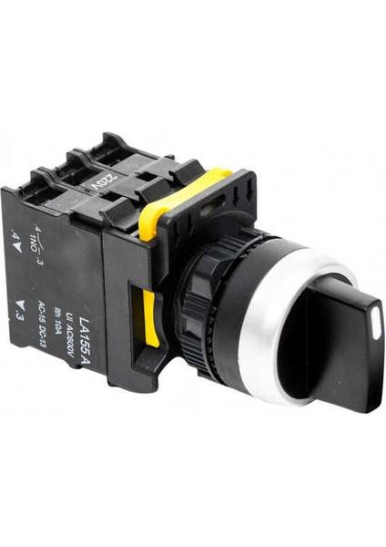 155-N-11XS1-0-2 Mandal Buton Kalıcı Siyah