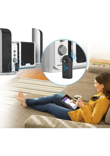 Tüm Araç ve Telefonlara Uyumlu Universel Bluetooth Aux Kit Araç Bluetooth Transmitter Araba