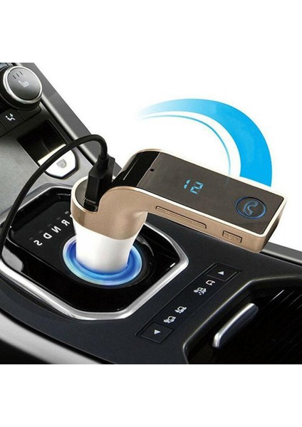 Tüm Araçlara Uyumlu Carg7 Fm Transmitter Çakmaklık Araç Bluetooth Çakmaklık Transmitter Kit