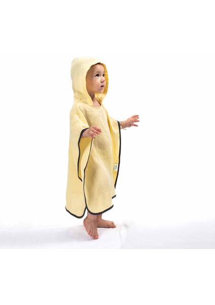 Organik Müslin Panço 1-3 Yaş - Limon