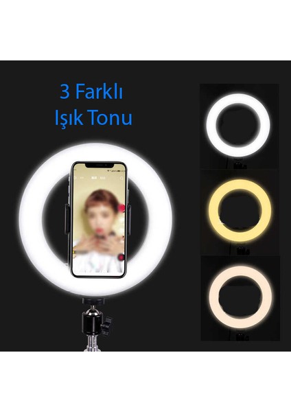 Zore M20 Işıklı Telefon Tutucu Ring Light