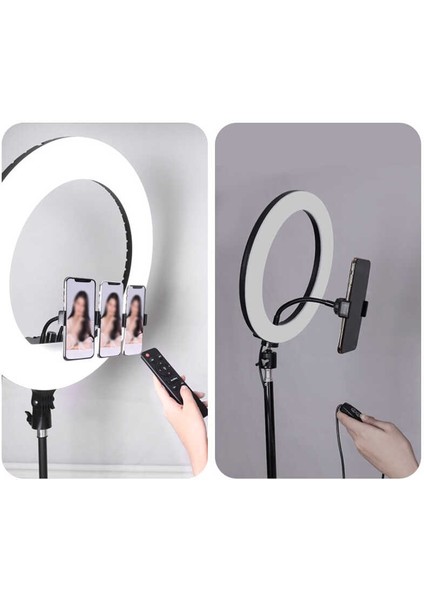 Zore Rl-21 Işıklı Telefon Tutucu Ring Light