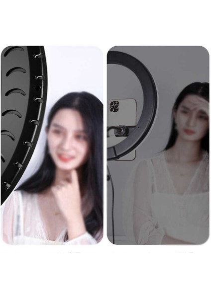 Zore Rl-21 Işıklı Telefon Tutucu Ring Light