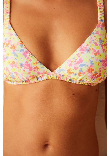 Çok Renkli Soleil Triangle Fit Bikini Üstü