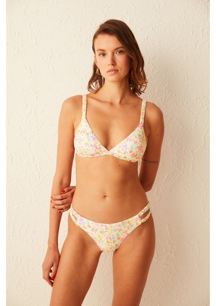Çok Renkli Soleil Triangle Fit Bikini Üstü