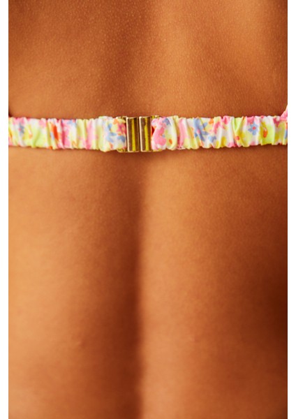 Çok Renkli Soleil Triangle Fit Bikini Üstü