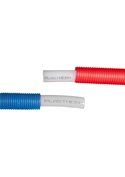 Plastherm Kılıflı Pert Boru 100 Mt. Mavi