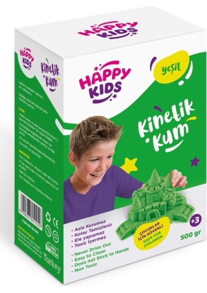 500 Gr. Yeşil Kinetik Kum