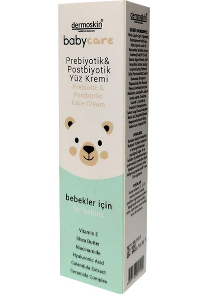 Babycare Prebiyotik ve Postbiyotik Yüz Kremi 50 ml