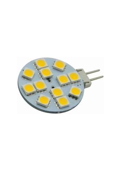 G4 Led Ampül 12v Yuvarlak Iğne Bacak Beyaz-1 Adet