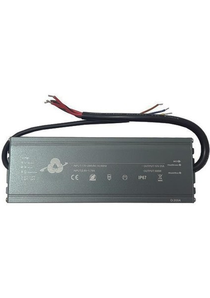 12 Volt 25 Amper Ip67 Su Geçirmez Dış Ortam Adaptör