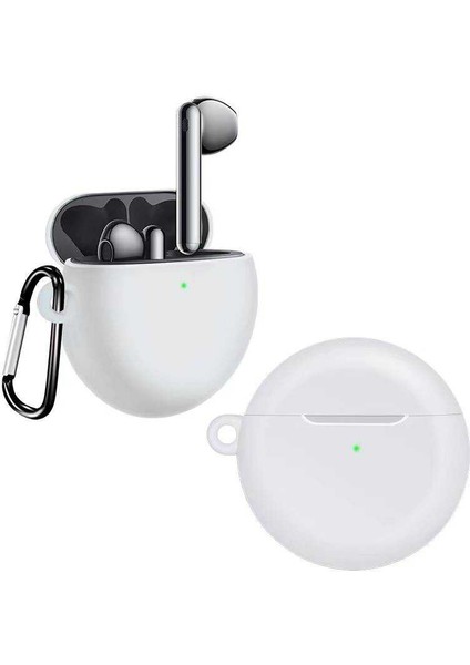 Huawei Freebuds 4 Kılıf Airbag 24 Kılıf-Beyaz