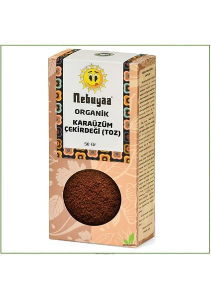 Kara Üzüm Çekirdeği Öğütülmüş 50 gr