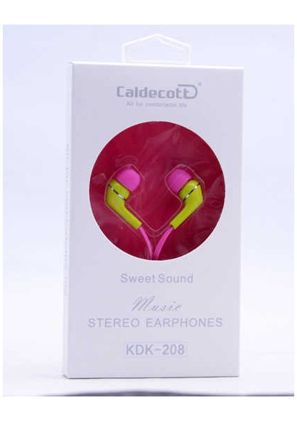 KDK-208 Mp3 Stereo Kulaklık-Yeşil