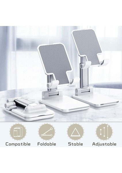 Masa Üstü Telefon Standı & Masa Üstü Tablet Standı Kademeli Yükseklik Ayarlı Telefon Tutucu Stand fırsatları