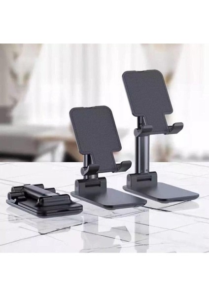 Masa Üstü Telefon Standı & Masa Üstü Tablet Standı Kademeli Yükseklik Ayarlı Telefon Tutucu Stand indirimleri