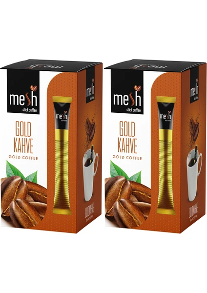 Mesh Stick Granül Kahve Gold Kahve 2 Paket Bir Arada