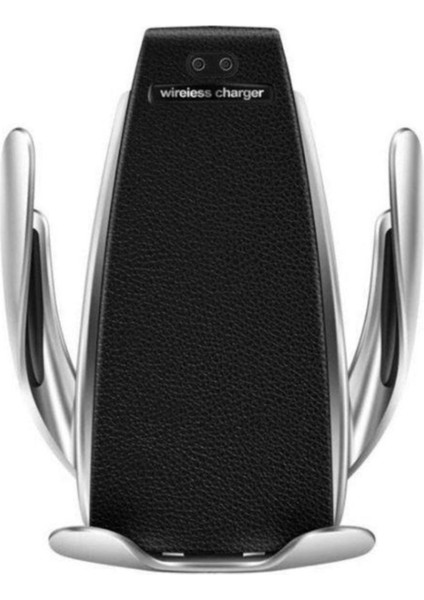 Akıllı Sensörlü Wifi Araç Şarjı ve Araç Içi Telefon Tutucu - Car Wireless Charger - Model No S5