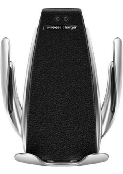 Akıllı Sensörlü Wifi Araç Şarjı ve Araç Içi Telefon Tutucu - Car Wireless Charger - Model No S5