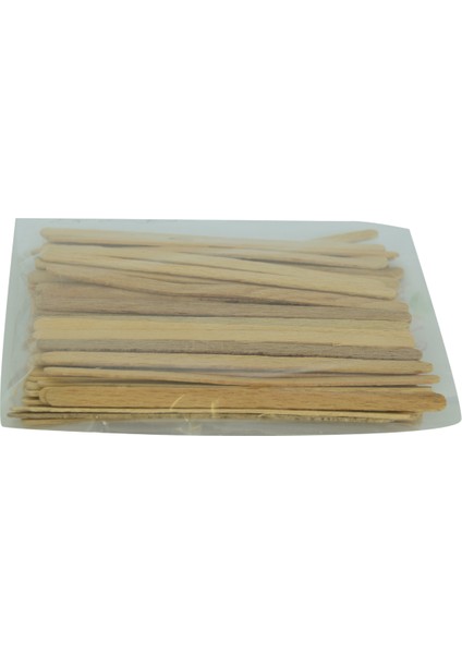 Ahşap Tahta Çay Kahve Karıştırıcı 100 Adet Paket