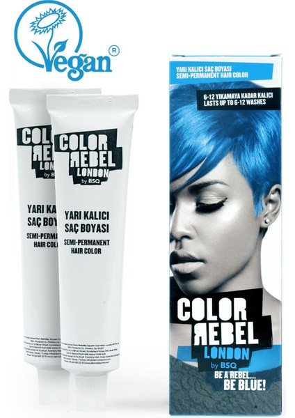 Color Rebel Parabensiz & Amonyaksız Mavi Geçici Saç Boyası