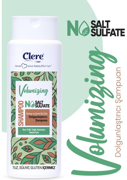 Volumizing Ginkgo ve Çörek Otu Özlü Dolgunlaştırıcı Şampuan