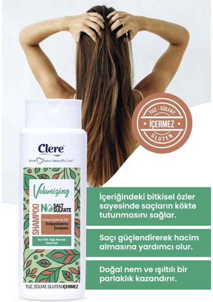 Volumizing Ginkgo ve Çörek Otu Özlü Dolgunlaştırıcı Şampuan
