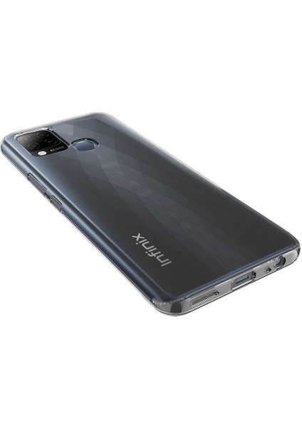 Infinix Hot 10T Kapak Şeffaf Süper Silikon Kılıf fiyatları