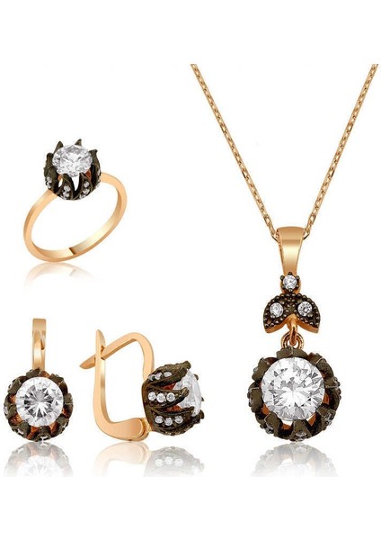 Gümüş Elmas Model Lale Bayan Set