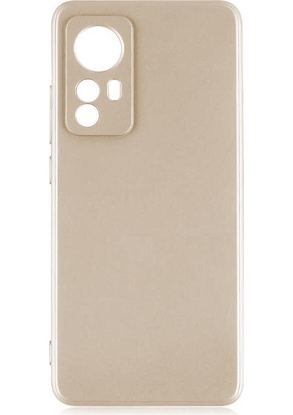 Xiaomi Mi 12 Premium Matte Silikon Kılıf - Gold