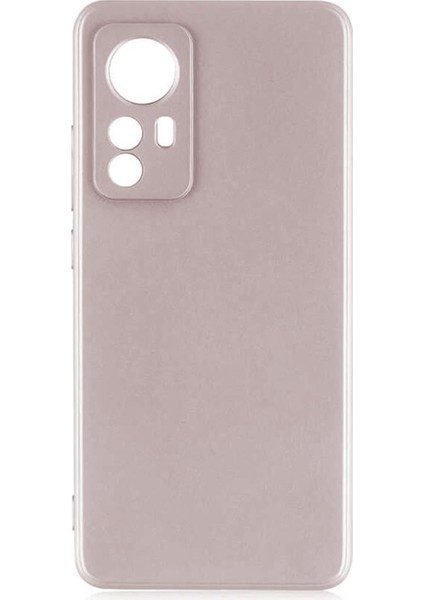 Xiaomi Mi 12 Premium Matte Silikon Kılıf-Rosegold