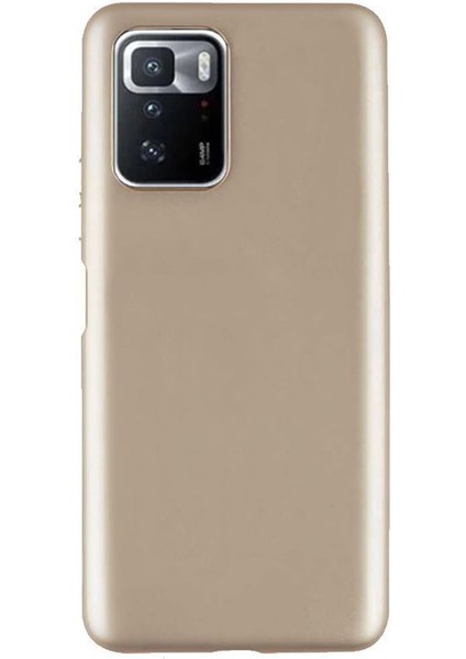 Xiaomi Redmi Note 10 Pro 5g Premium Matte Silikon Kılıf - Gold