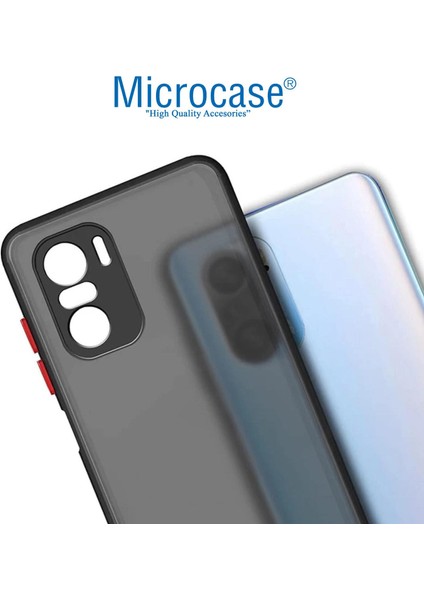 Xiaomi Mi 11I London Serisi Darbeye Dayanıklı Kılıf - Buzlu Siyah modelleri