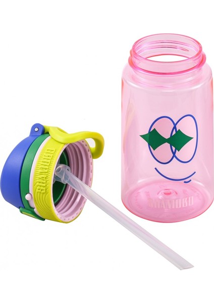 Tritan Pipetli Çocuk Matarası 350ML Pembe fırsatları