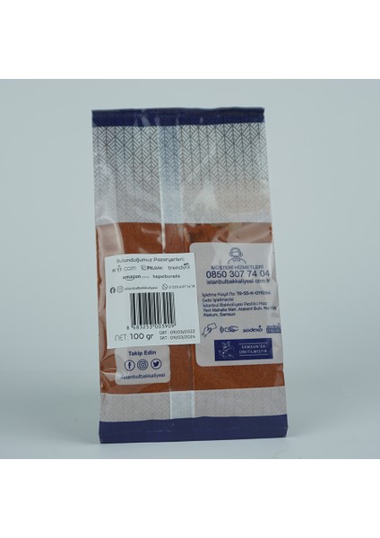 Istanbul Bakkaliyesi Tatlı Toz Biber 100 gr fiyatları