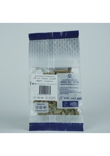 Istanbul Bakkaliyesi Kakule 50 gr fiyatları