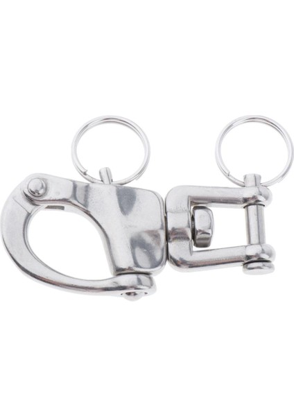 Döner Snap Shackle Kayak Hızlı Serbest Bırakma Yelken Tulma Tekne Ekipmanı 70MM (Yurt Dışından)