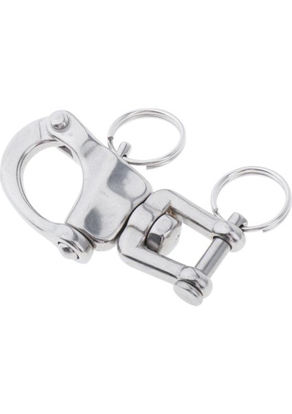 Döner Snap Shackle Kayak Hızlı Serbest Bırakma Yelken Tulma Tekne Ekipmanı 70MM (Yurt Dışından) modelleri