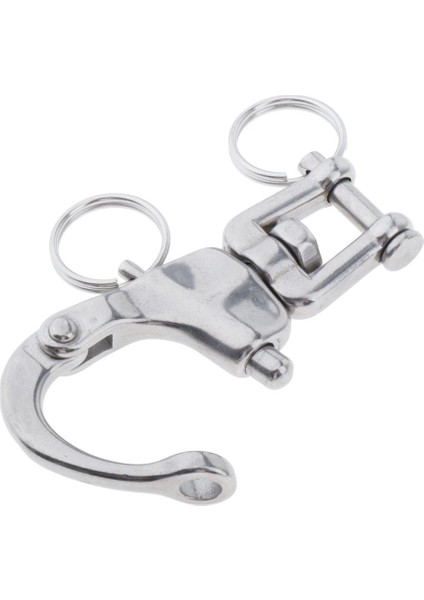 Döner Snap Shackle Kayak Hızlı Serbest Bırakma Yelken Tulma Tekne Ekipmanı 70MM (Yurt Dışından) fırsatları