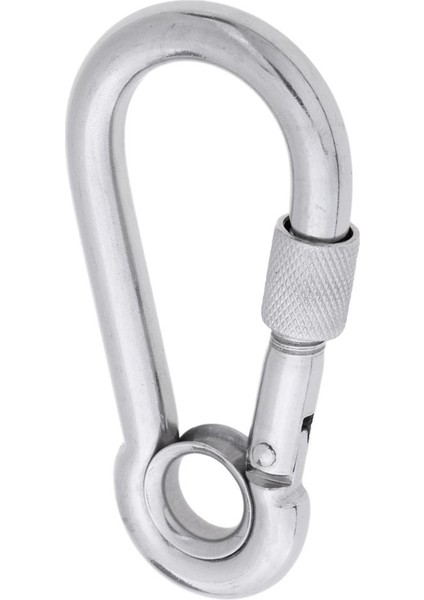 Karabiner Klipsli Kanca Yay Yüklü Paslanmaz Çelik Kuş (Yurt Dışından)