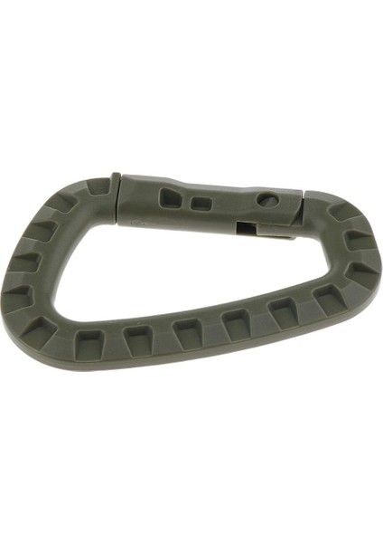5pcs Açık Plastik Karabinacılar Sırt Çantası Kancası Snap Anahtar Zinciri D-Ring Toka Ordusu Yeşil (Yurt Dışından) fırsatları