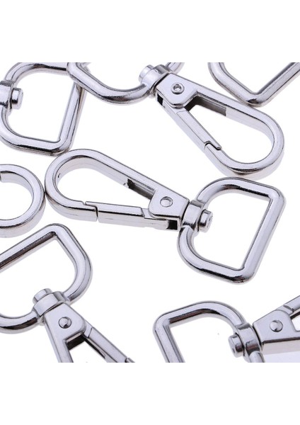 10 Adet Ağır Hizmet Tipi Carabiner Anahtarlık Anahtarlık Hızlı Serbest Bırakma Kancaları 20MM (Yurt Dışından) fırsatları