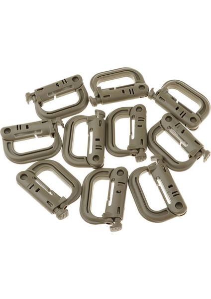 10PCS Sırt Çantası Halkası Kilitleme Dokuma Tokası Karabiner Tırmanma Kancası Anahtarlık Çamur (Yurt Dışından) fiyatları