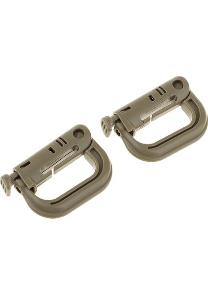 10PCS Sırt Çantası Halkası Kilitleme Dokuma Tokası Karabiner Tırmanma Kancası Anahtarlık Çamur (Yurt Dışından) indirimleri