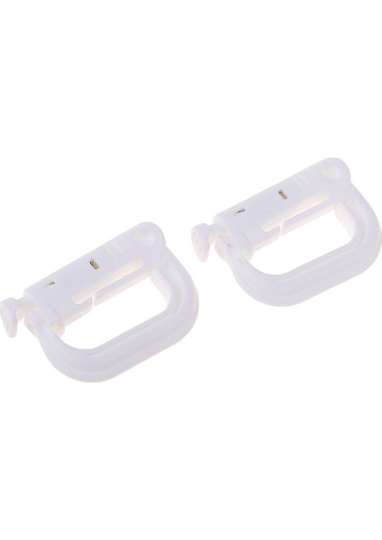 10PCS Sırt Çantası Halkası Kilitleme Dokuma Tokası Karabiner Tırmanma Kancası Anahtar Zinciri Beyaz (Yurt Dışından) modelleri