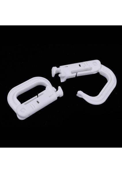 10PCS Sırt Çantası Halkası Kilitleme Dokuma Tokası Karabiner Tırmanma Kancası Anahtar Zinciri Beyaz (Yurt Dışından) fırsatları