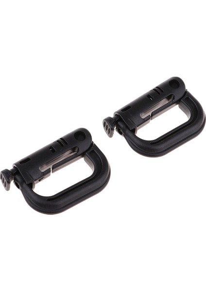 10PCS Taktik Molle Kilitleme Dokuma Tokası Karabiner Tırmanma Asılı Kanca Siyah (Yurt Dışından) indirimleri