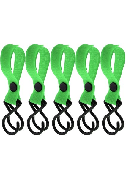 5pcs Bebek Çocuk Arabası Puset Arabası Arabası Döner Askı Kancaları Bebek Bezi Torbası Floresan Yeşil (Yurt Dışından) fiyatları